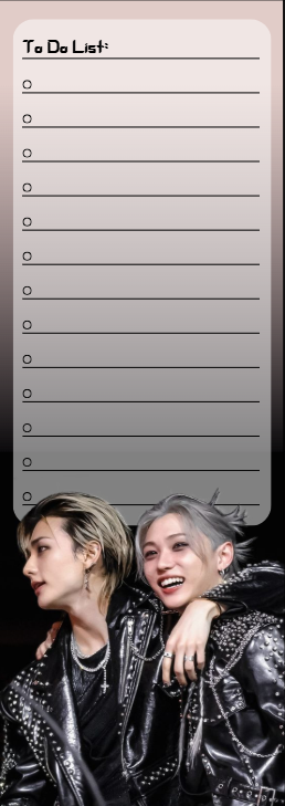 Hyunlix To Do List - Two designs