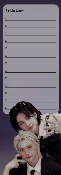 Hyunlix To Do List - Two designs